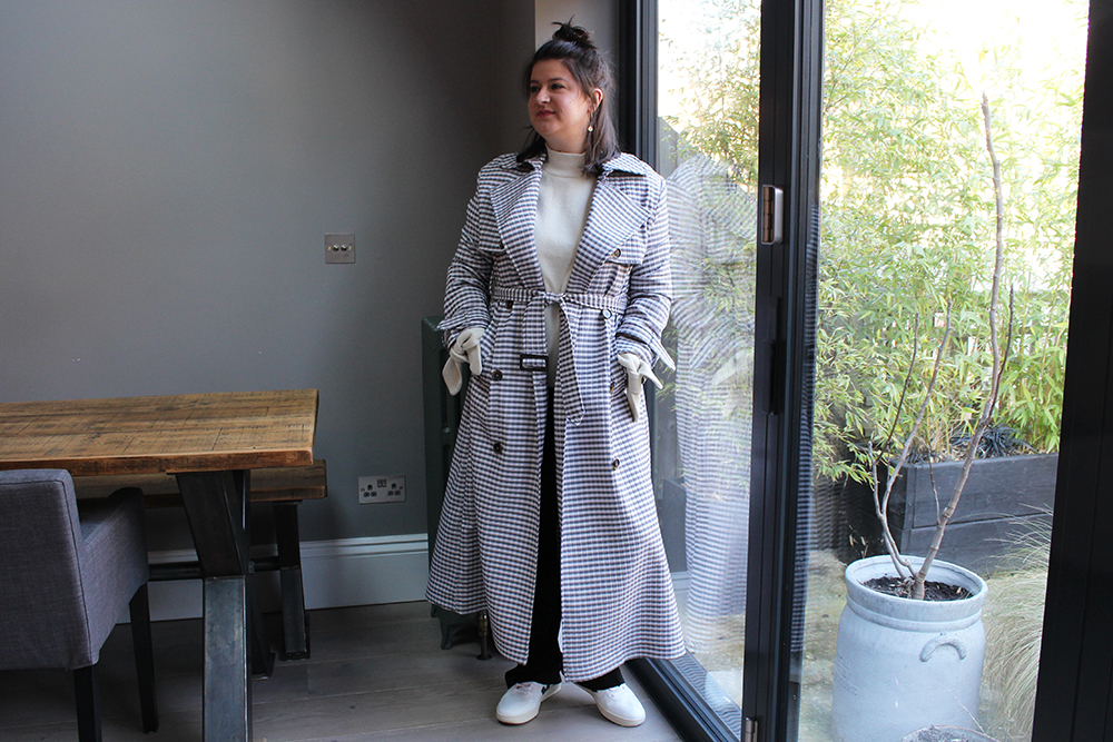 Gingham Trench2