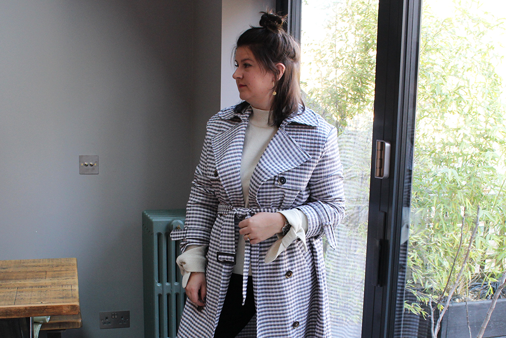 Gingham Trench3