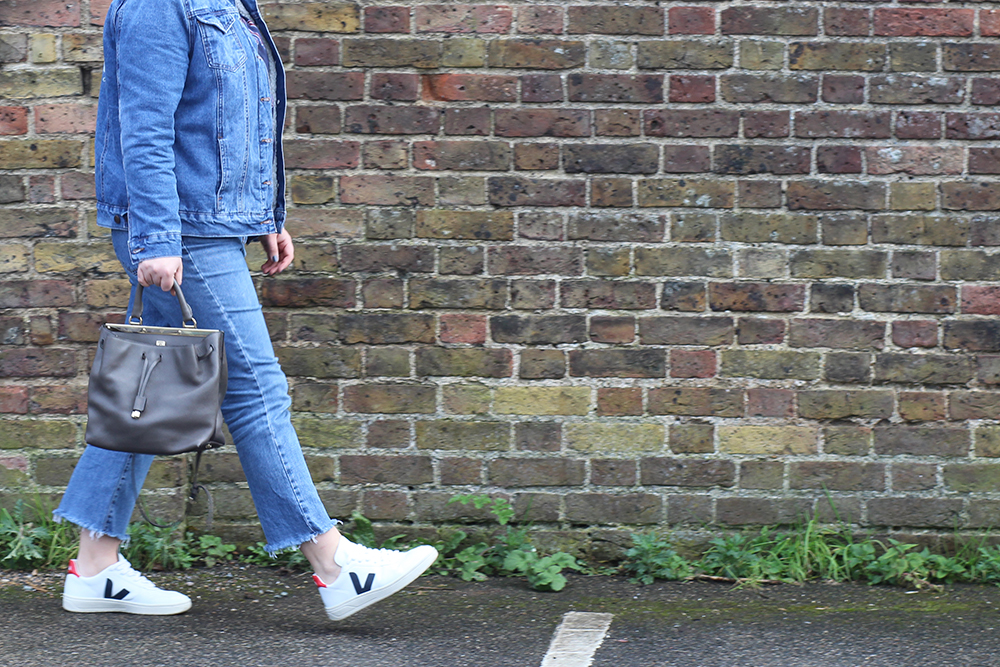 red veja trainers