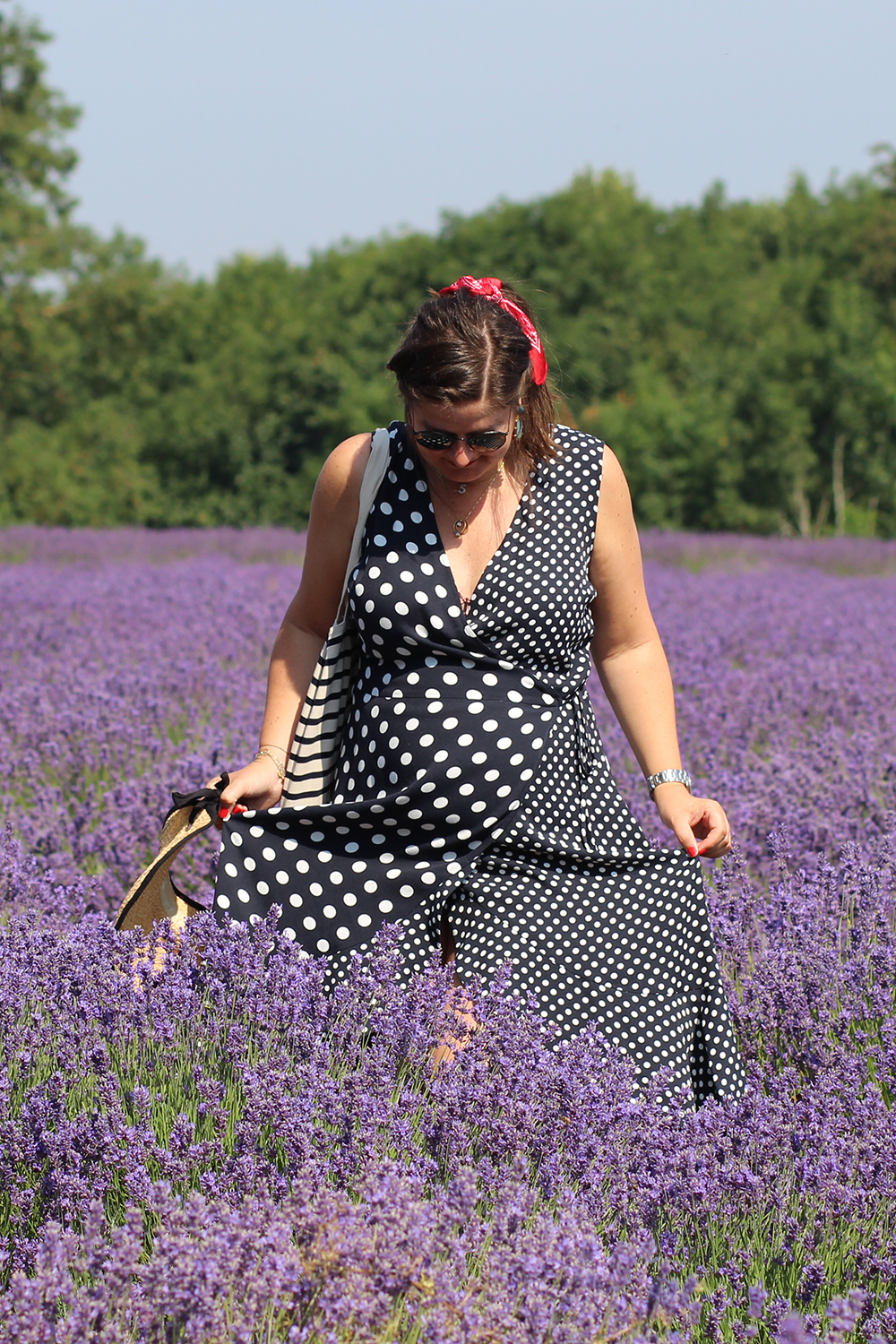 polkadot dress