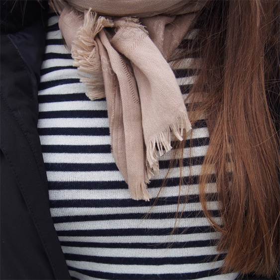 Stripes and Scarf