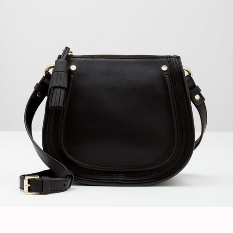 Black Mini Saddle Bag