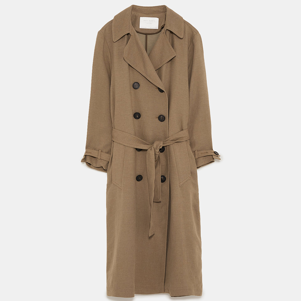 Linen Trench Coat - The Lucy Edit